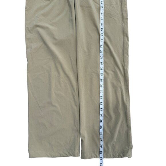 Free Fly Womens Lightweight Pants Drawstring Straight-Leg Comfort Tan Size L - Picture 6 of 7